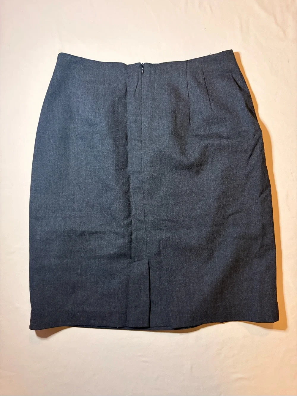 Stephanie Andrews L Blue Pencil Skirt Knee Length Lined Career Office Business